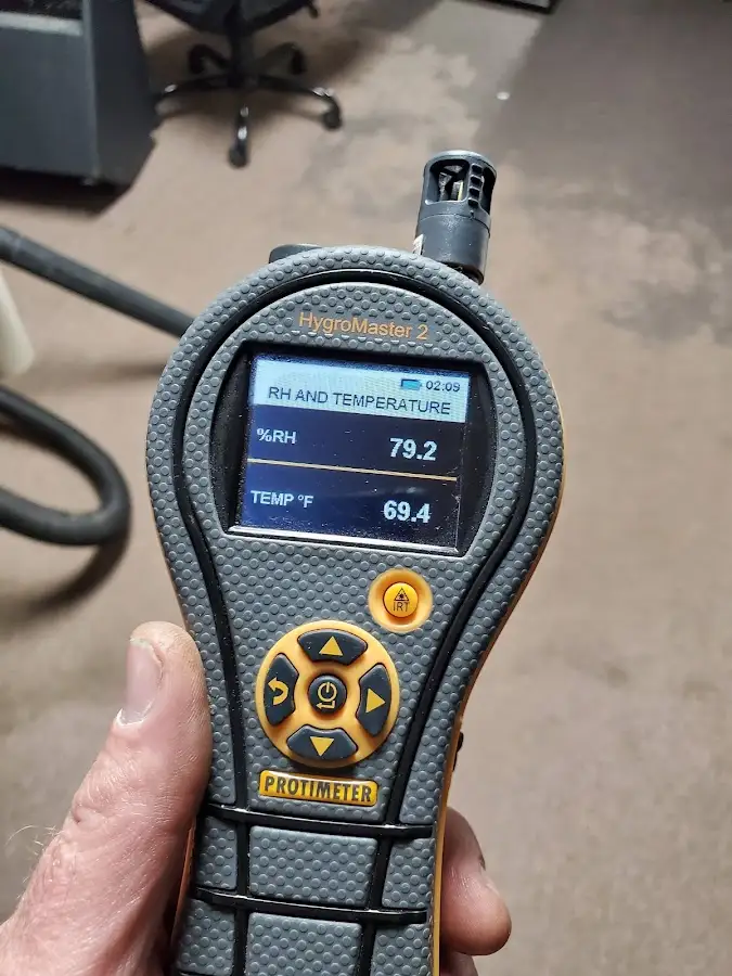 Moisture meter humidity assessment for Fire & Smoke Damage Restoration in Jennings